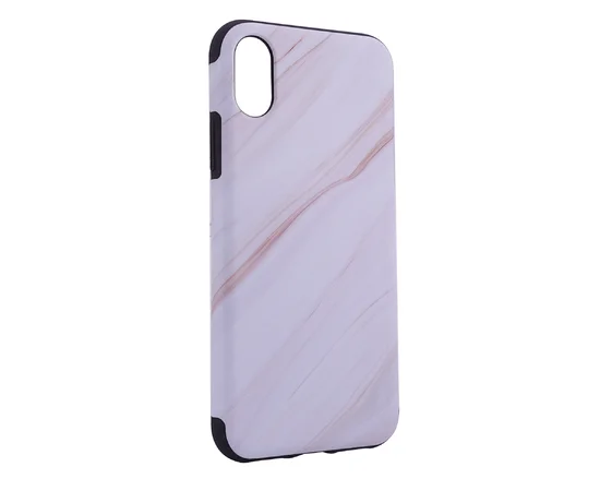 TPU чехол Rock Origin Series (Textured marble) для Apple iPhone X/XS Белый / White marble