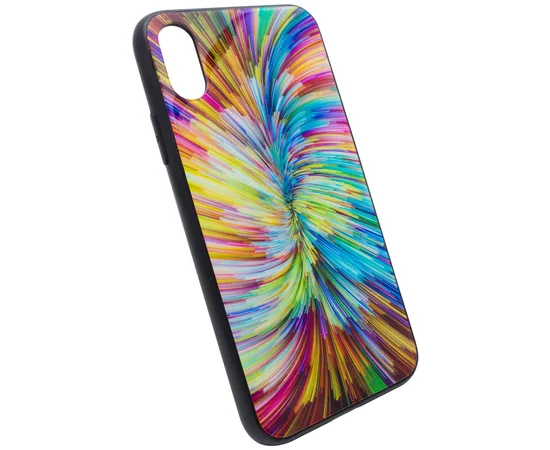 Накладка Glass Case Unreal для Apple iPhone X/XS Взрыв