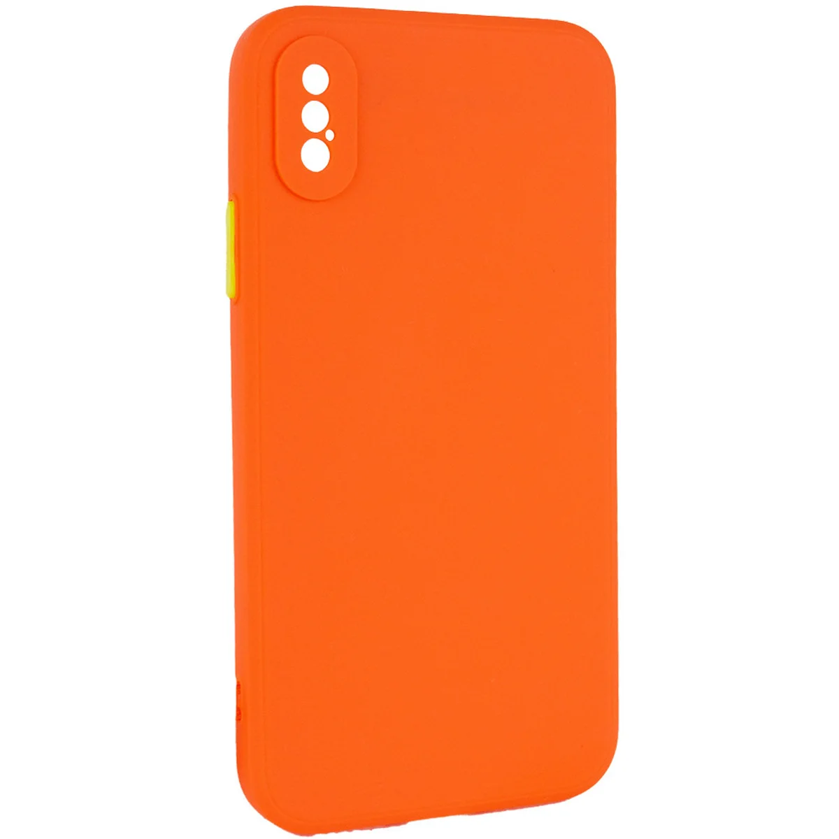 Чехол TPU Square Full Camera для Apple iPhone X / XS (5.8") Оранжевый