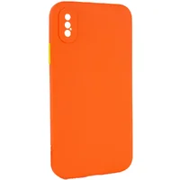 Чехол TPU Square Full Camera для Apple iPhone X / XS (5.8") Оранжевый