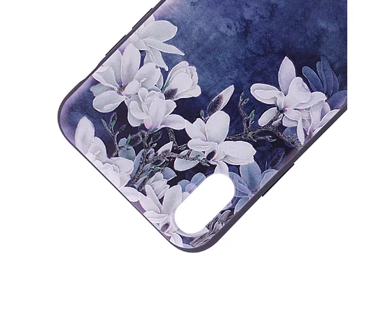 TPU чехол OMEVE Pictures для Apple iPhone X/XS Подснежники (темный фон)