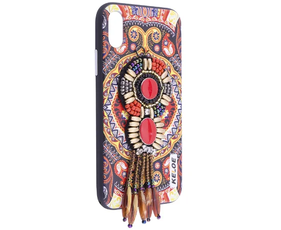 TPU+PC чехол "Keloe" National Style для Apple iPhone X/XS Узор 004