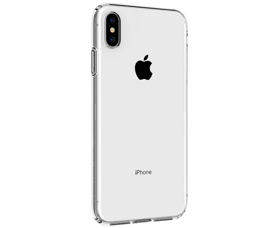 TPU чехол GETMAN Transparent 1,0 mm для Apple iPhone X / XS (5.8") Прозрачный / Transparent