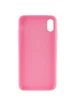 Силиконовый чехол Candy для Apple iPhone X / XS (5.8") Розовый