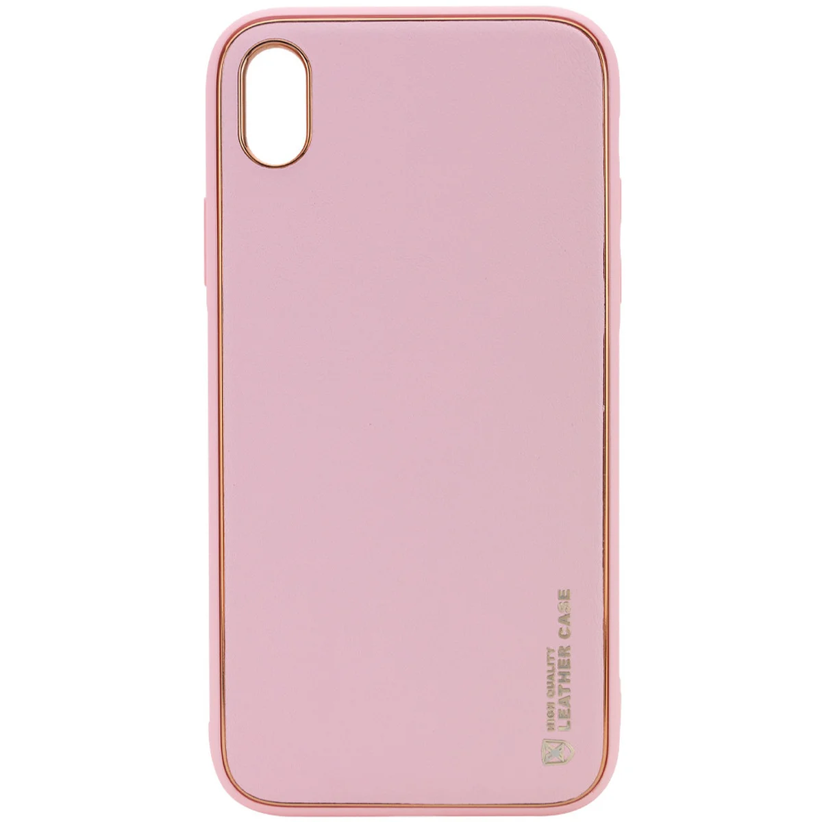Кожаный чехол Xshield для Apple iPhone X / XS (5.8") Розовый / Pink
