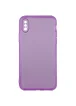 Матовый полупрозрачный TPU чехол с защитой камеры для Apple iPhone X / XS (5.8") Сиреневый / Lilac