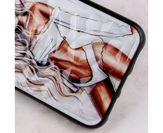 TPU+PC чехол Prisma Ladies для Apple iPhone X / XS (5.8") White