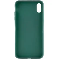 Силиконовый чехол Candy для Apple iPhone X / XS (5.8") Зеленый / Forest green
