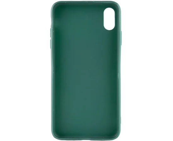 Силиконовый чехол Candy для Apple iPhone X / XS (5.8") Зеленый / Forest green