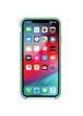 Чехол Silicone case (AAA) для Apple iPhone X/XS Зеленый / Spearmint