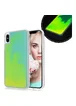 Неоновый чехол Neon Sand glow in the dark для Apple iPhone X / XS (5.8") Зеленый