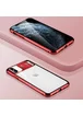 Чехол Camshield 360 Metall+Glass со шторкой для камеры для Apple iPhone X / XS (5.8") Красный