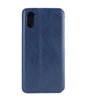 Шкіряний чохол-книжка GETMAN Cubic (PU) для Apple iPhone X/XS (5.8") Синій