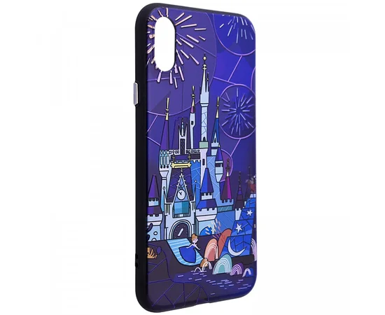 TPU+PC чехол YCT тиснение для Apple iPhone X/XS Сказочный город