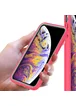 Ударопрочный чехол Full-body Bumper Case для Apple iPhone X / XS (5.8") Розовый