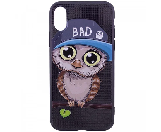 TPU+PC чехол YCT тиснение для Apple iPhone X/XS Мальчик сова
