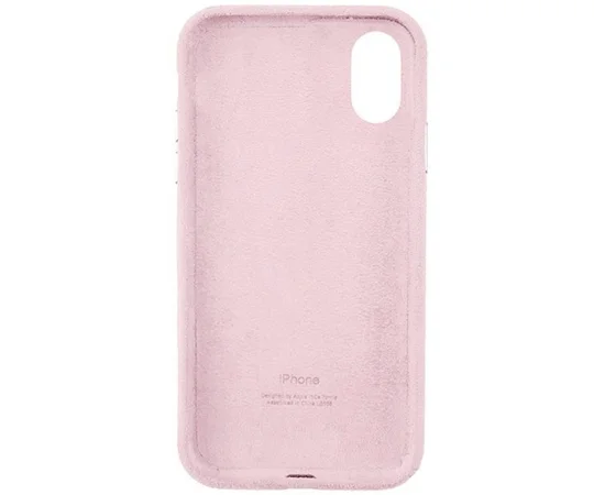 Чехол ALCANTARA Case Full для Apple iPhone X / XS (5.8") Розовый