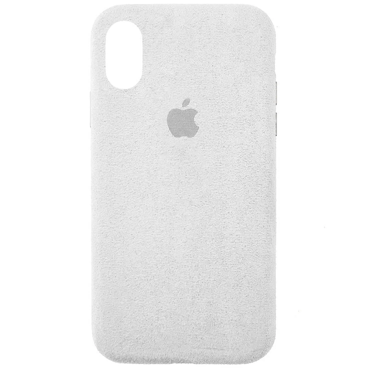 Чехол ALCANTARA Case Full для Apple iPhone X / XS (5.8") Белый