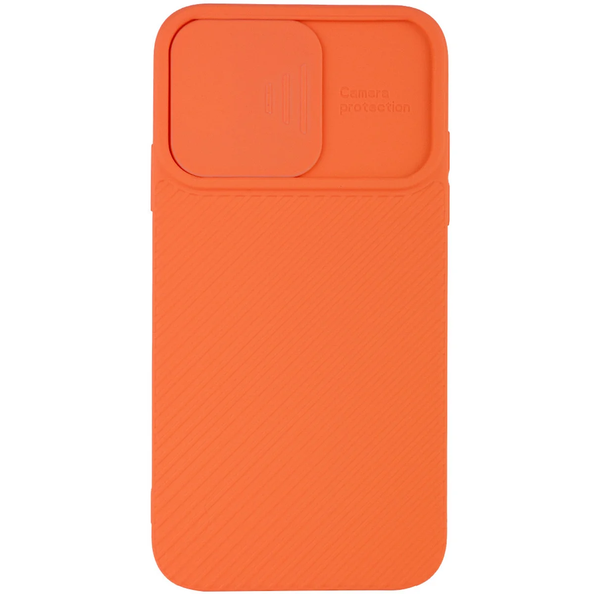Чохол Camshield Square TPU зі шторкою для камери для Apple iPhone X / XS (5.8 ") Помаранчевий