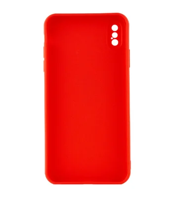 Силіконовий чохол Candy Full Camera для Apple iPhone X / XS (5.8 ") Червоний / Red