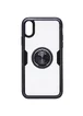 TPU+PC чехол Deen CrystalRing под магнитный держатель для Apple iPhone X / XS (5.8") Бесцветный / Черный