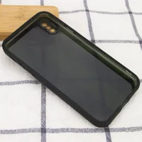 Чохол TPU Glossy Line Full Camera для Apple iPhone X / XS (5.8 ") Чорний