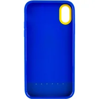 Чохол TPU+PC Bichromatic для iPhone X / XS (5.8") Navy Blue / Yellow