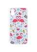 Накладка Glue Case Фламинго для Apple iPhone X/XS Белый