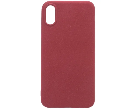 TPU Sandstone Matte case для Apple iPhone X (5.8") Красный