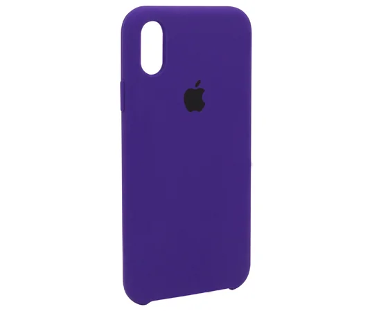 Чехол Silicone case (AAA) для Apple iPhone X (5.8") Фиолетовый / Ultra Violet