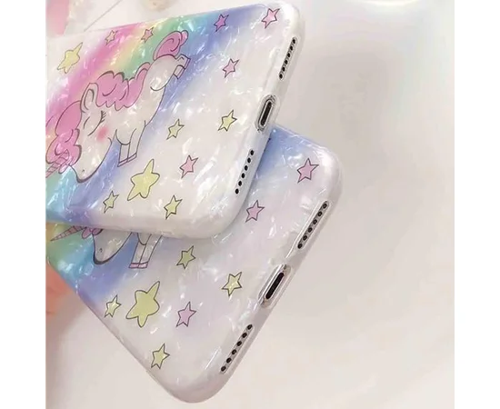TPU чехол Dream Unicorn для Apple iPhone X / XS (5.8") Единорог розовый