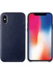 Чехол Soft leather case для Apple iPhone X / XS (5.8") Синий