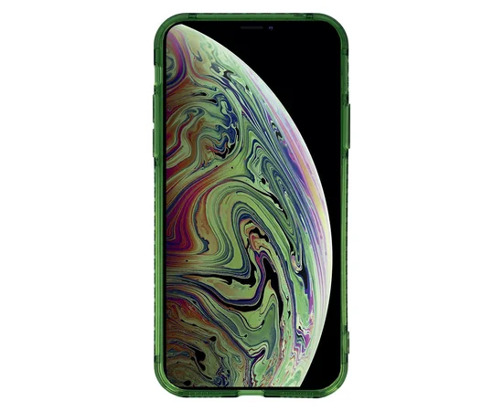 Чехол TPU Starfall Clear для Apple iPhone X / XS (5.8") Зеленый