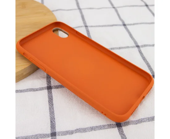 Шкіряний чохол Xshield для Apple iPhone X / XS (5.8 ") Помаранчевий / Apricot