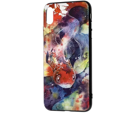 TPU чехол Aquarelle для Apple iPhone X/XS Рыба