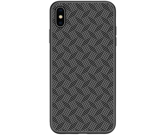 Чехол Nillkin Tempered Plaid Case для Apple iPhone X (5.8") Черный