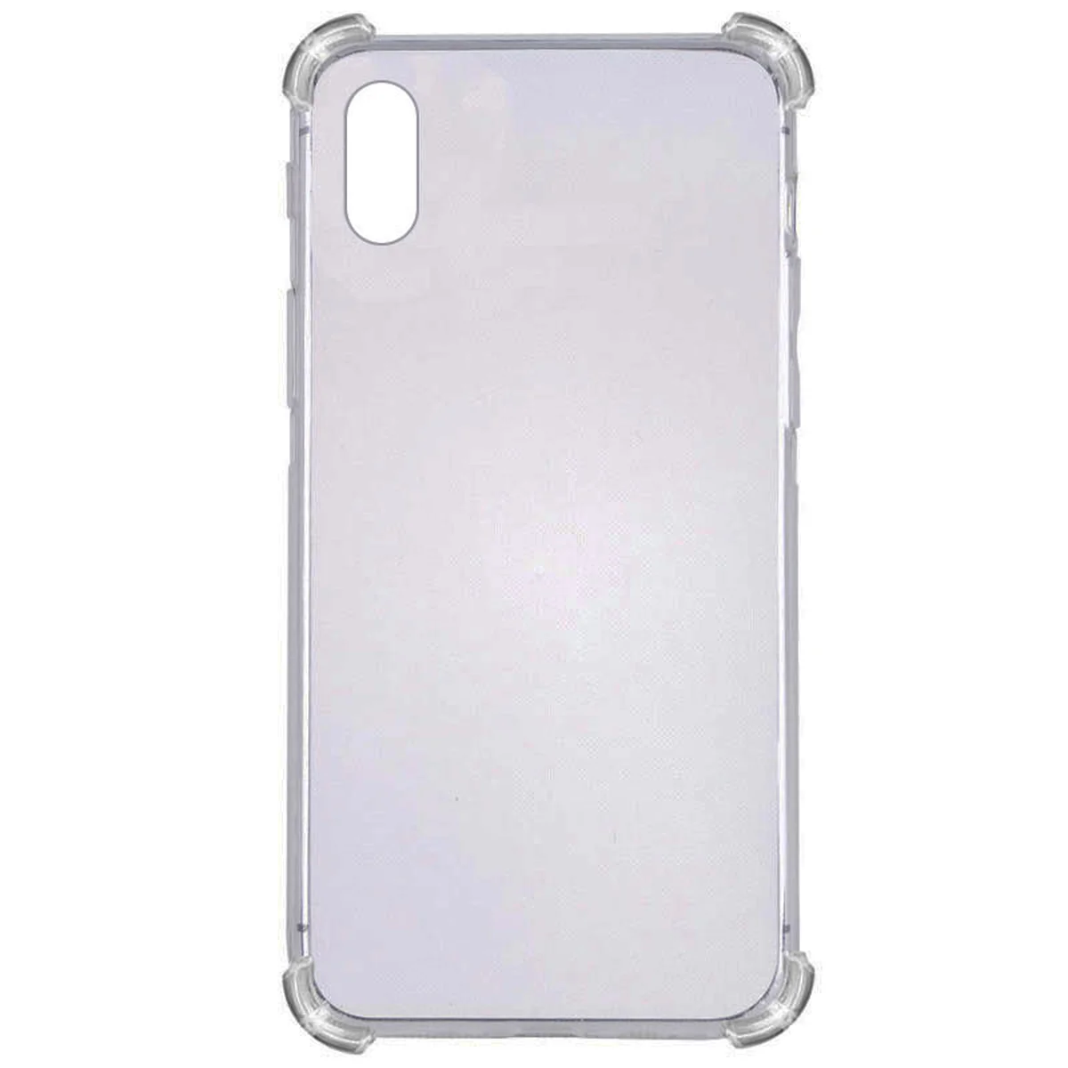 TPU чохол GETMAN Ease logo посилені кути для Apple iPhone X/XS (5.8") Сірий (прозорий)