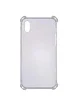 TPU чехол GETMAN Ease logo усиленные углы для Apple iPhone X / XS (5.8") Серый (прозрачный)