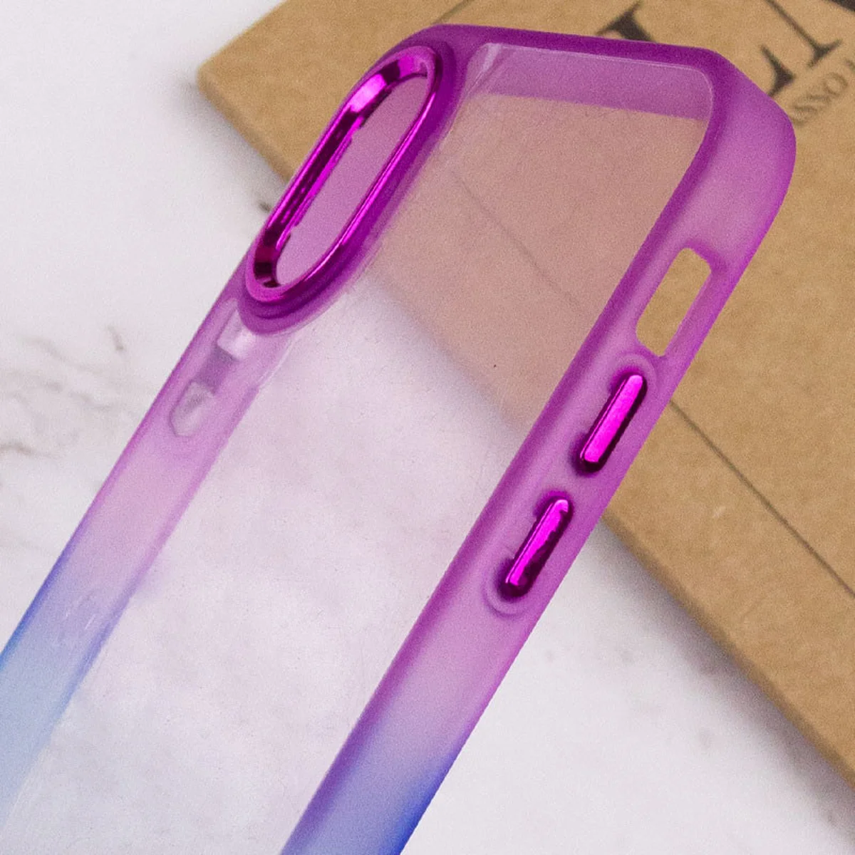 Чохол TPU+PC Fresh sip series для Apple iPhone X / XS (5.8") Синій / Фіолетовий