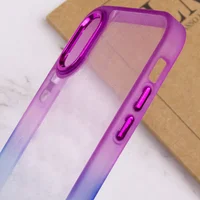 Чохол TPU+PC Fresh sip series для Apple iPhone X / XS (5.8") Синій / Фіолетовий