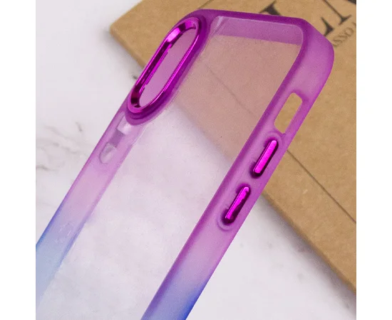 Чехол TPU+PC Fresh sip series для Apple iPhone X / XS (5.8") Синий / Фиолетовый