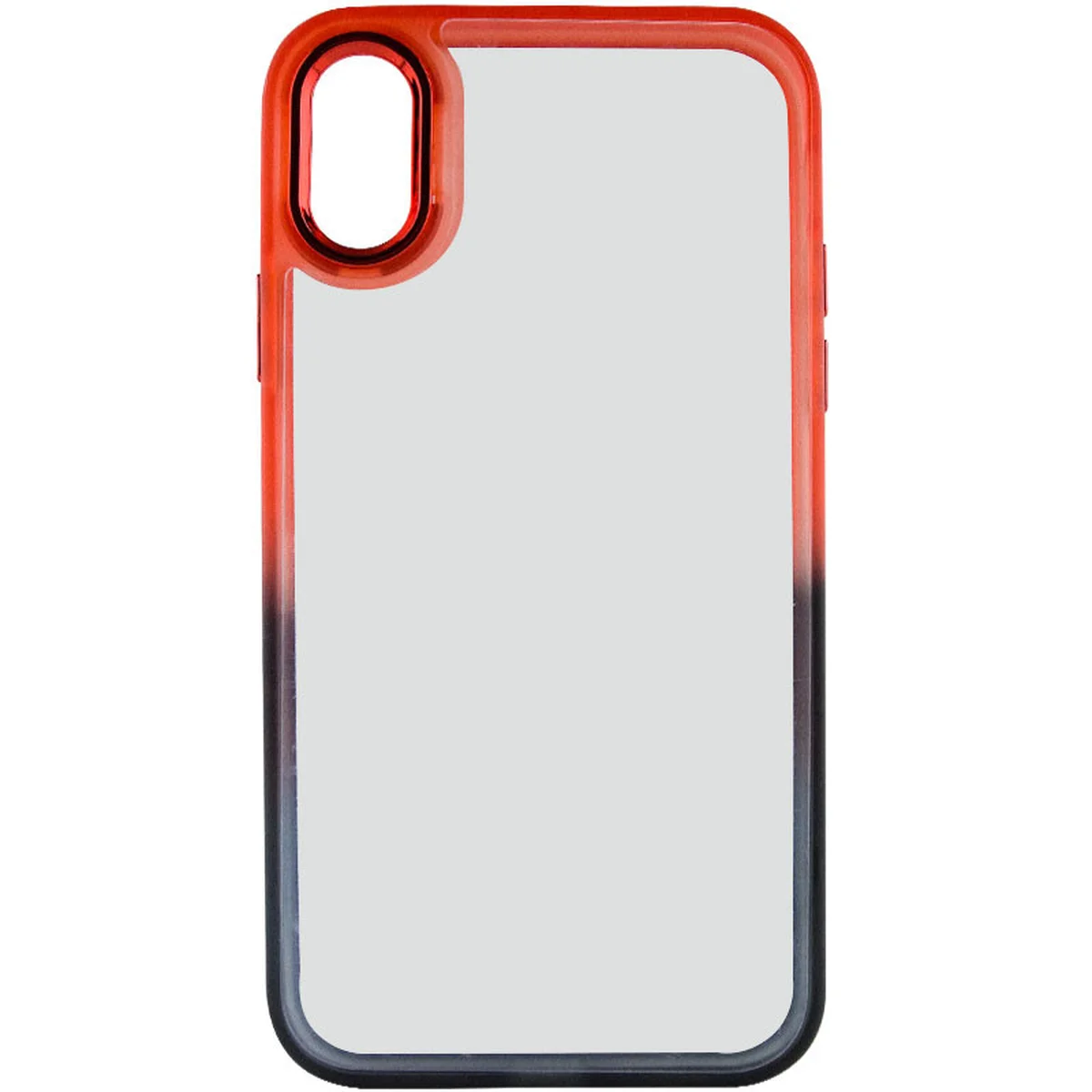 Чехол TPU+PC Fresh sip series для Apple iPhone X / XS (5.8") Черный / Красный