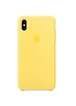 Чехол Silicone case (AAA) для Apple iPhone X/XS Желтый / Canary Yellow