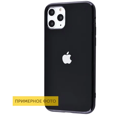 TPU чехол Matte LOGO для Apple iPhone XS (5.8") Черный / Black