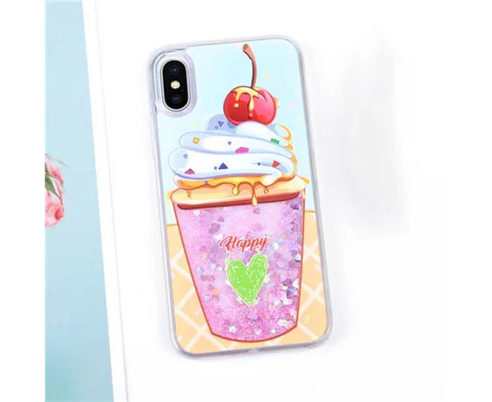 TPU+PC чехол Falabella case для Apple iPhone X/XS ice cream cherry