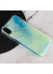 Неоновый чехол Neon Sand glow in the dark для Apple iPhone X / XS (5.8") Голубой