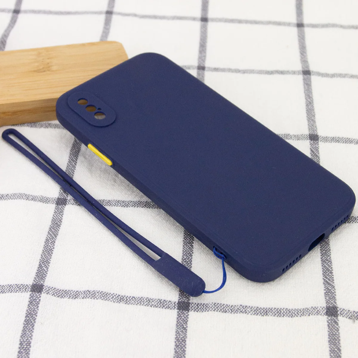 Чохол TPU Square Full Camera для Apple iPhone X / XS (5.8 ") Синій