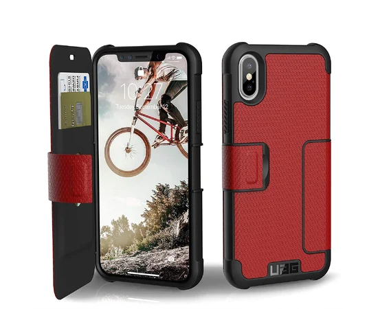 Чехол-книжка UAG Metropolis для Apple iPhone X / XS (5.8") Красный