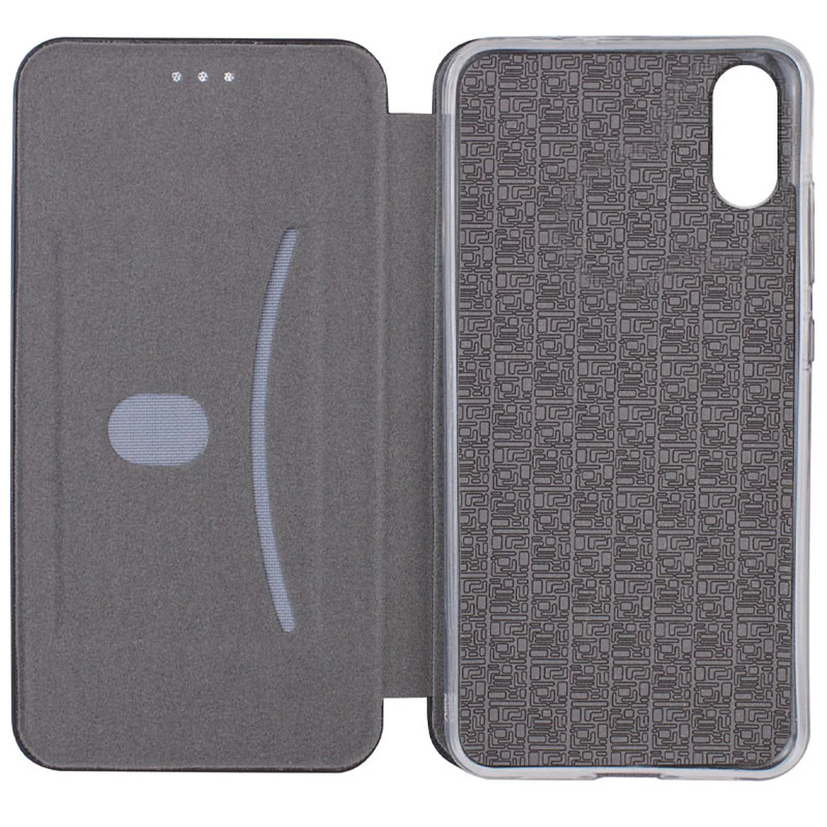 Кожаный чехол-книжка Classy для Apple iPhone X / XS (5.8") Черный