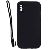 Чехол TPU Square Full Camera для Apple iPhone X / XS (5.8") Черный